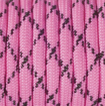 Paracord naru 4mm, 87 pinkkimusta