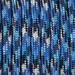 Paracord naru 4mm, 48 sinimusta