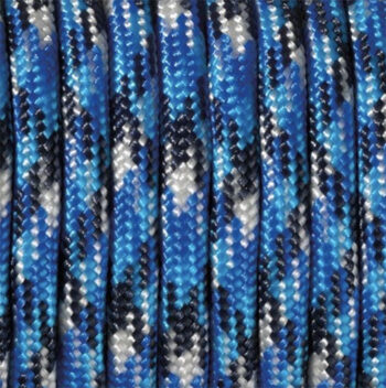 Paracord naru 4mm, 48 sinimusta