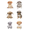 Reprint Kuviokartonki A4, KP0122 Puppies