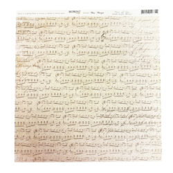 Reprint Skräppipaperi 30x30cm, RP0323 Sheet music