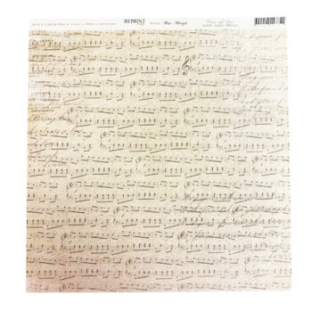 Reprint Skräppipaperi 30x30cm, RP0323 Sheet music