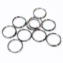 Avainrengas 15mm, 10kpl hopea