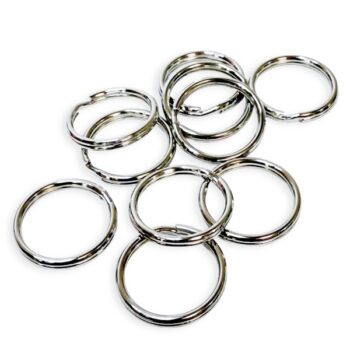 Avainrengas 22mm, 10kpl hopea