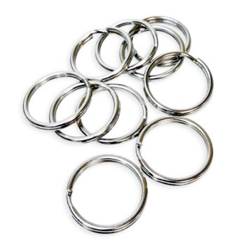 Avainrengas 25mm, 10kpl hopea