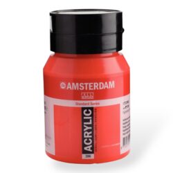 Amsterdam akryyliväri 500ml, 396 Naphthol red medium