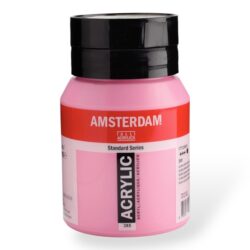 Amsterdam akryyliväri 500ml, 385 Quinacridone Rose Light
