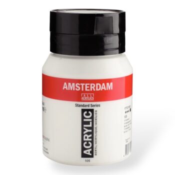 Amsterdam akryyliväri 500ml 105 Titanium White