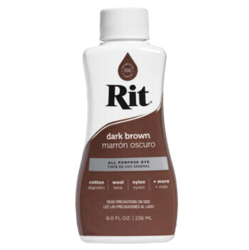 Rit All Purpose Dye 236ml, Dark Brown