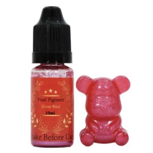 UV Hartsin helmiäisväripigmentti, Silver Red