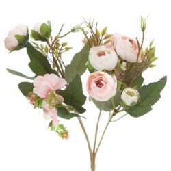 Dp Craft tekokukkanippu 29cm, Powder Pink