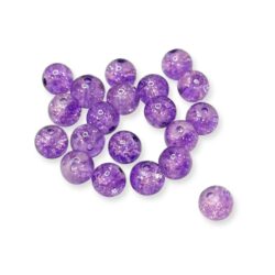 Lasihelmi Sparkle 8mm, Violetti