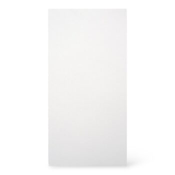 Helmiäiskorttipohjat ja kirjekuoret 2-osainen pitkä, 1678 Valkoinen