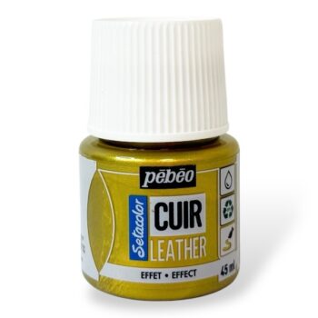 Pebeo Setacolor nahkamaali 45ml, Metal Gold