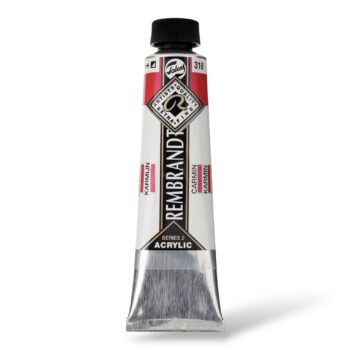 Rembrandt akryyliväri 40ml, 318 Carmine