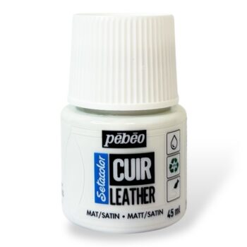 Pebeo Setacolor nahkamaali 45ml, Pure White
