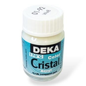 Deka Cristal lasimaali 25ml, 92 Valkoinen