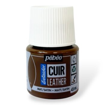 Pebeo Setacolor nahkamaali 45ml, Expresso Brown