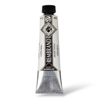Rembrandt akryyliväri 40ml, 818 Pearl Yellow