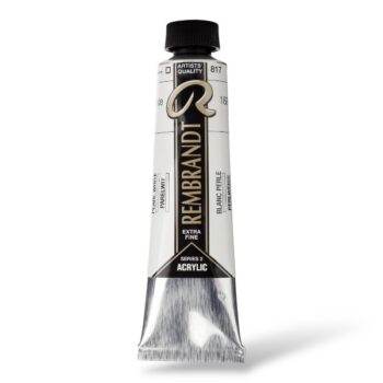 Rembrandt akryyliväri 40ml, 817 Pearl White