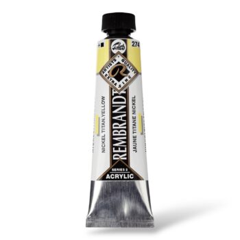 Rembrandt akryyliväri 40ml, 274 Nick. Titan. Yellow