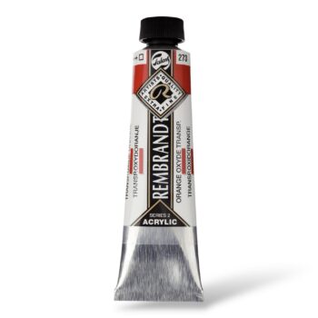 Rembrandt akryyliväri 40ml, 273 Transparent Ox. Orange