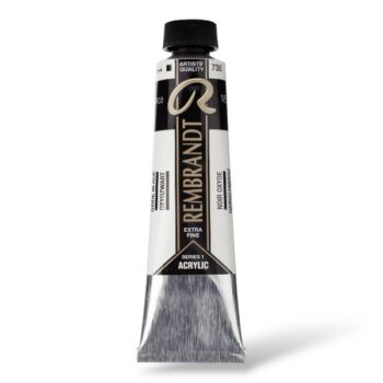 Rembrandt akryyliväri 40ml, 735 Oxide Black