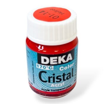 Deka Cristal lasimaali 25ml, 14 Punainen