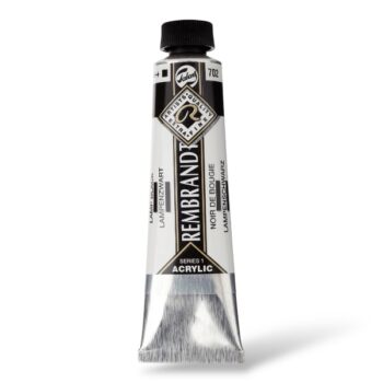 Rembrandt akryyliväri 40ml, 702 Lamp Black
