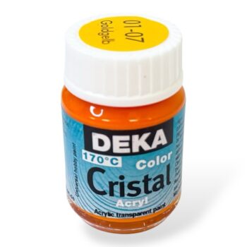 Deka Cristal lasimaali 25ml, 07 Kullankeltainen
