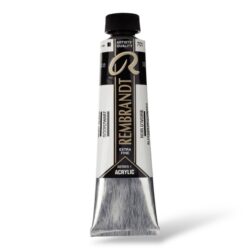 Rembrandt akryyliväri 40ml, 701 Ivory Black