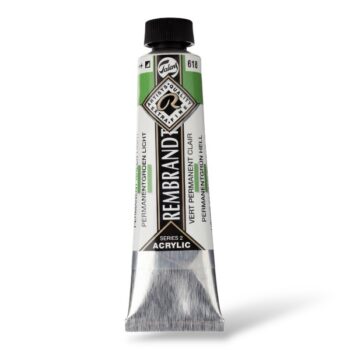 Rembrandt akryyliväri 40ml, 618 Permanent Green L