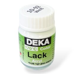 Deka Lack akryylimaali 25ml, 92 Valkoinen