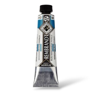 Rembrandt akryyliväri 40ml, 582 Mangan. Blue Phthalo