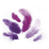 Rayher höyhenlajitelma 3-10cm, violetti
