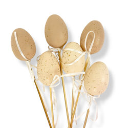 Pääsiäismunakoristeet tikulla 6kpl