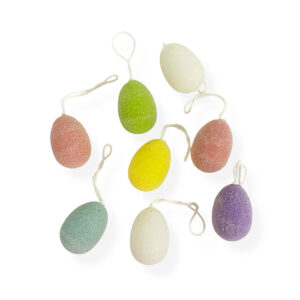 Pääsiäismunakoristeet 8kpl, pastelli