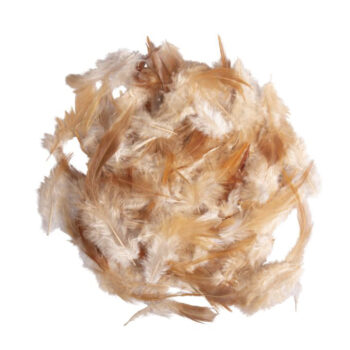Rayher höyhenlajitelma 6-15cm, ruskea