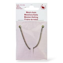 UIT Metalliketju 2mm antrasiitti, 1m