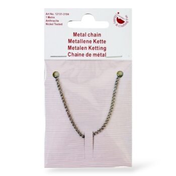 UIT Metalliketju 2mm antrasiitti, 1m