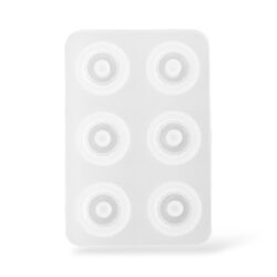 Silikonimuotti, 12mm timanttihelmi isolla reiällä