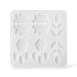 Silikonimuotti, Lehti korvakorut