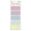 Etikettitarrat, 4176 Kapea pastelli hopeafolio