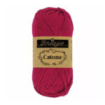 Scheepjes Catona puuvillalanka 50g, 192 tummanpunainen