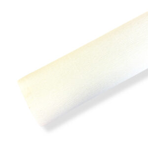 Floristin kreppipaperi 50x250cm, Valkoinen