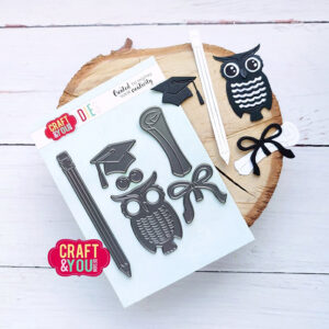 Craft & You Design stanssisetti, CW292 Set with owl