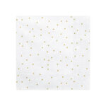 Servetti 33x33cm, kultaiset pilkut 20kpl