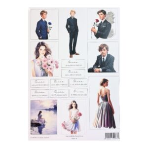 Kuva-arkki A4, CLA434 Juhlavat nuoret