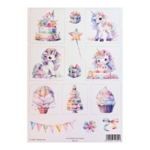 Kuva-arkki A4, CLA424 Yksisarvinen