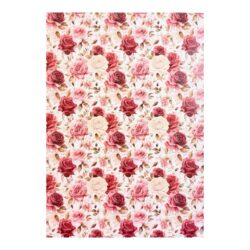 Kuviokartonki A4, 28 Ruusut, 5 arkkia